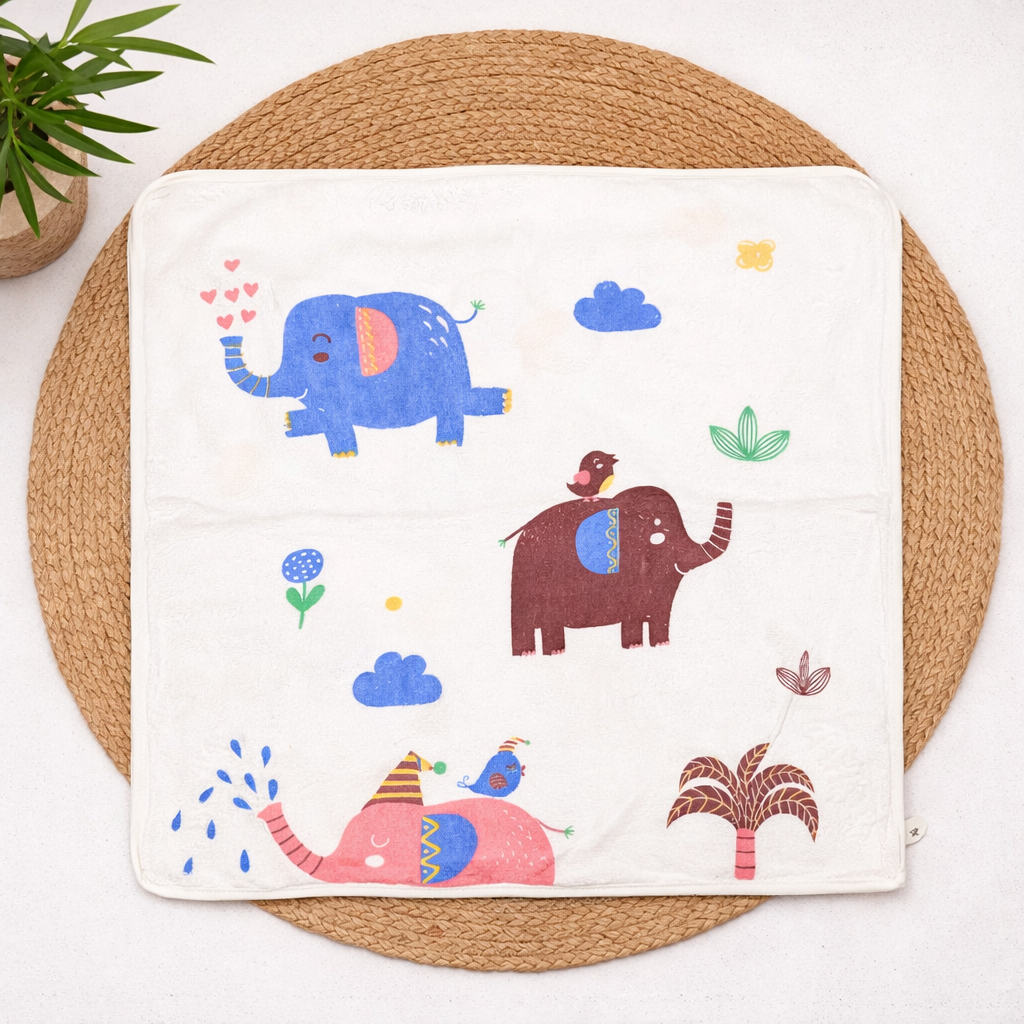 Extra Soft Cute Bath Towel Baby/Kids Towel - ELEPHANT code:NBE,knit